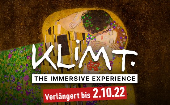 „KLIMT - The Immersive Experience“ in Wien verlängert bis 2. Oktober!